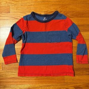 4/$20 H&M organic cotton striped shirt size 4-6y